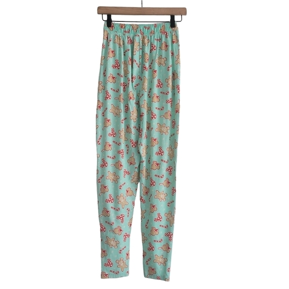 NEW Disney Peppermint Gingerbread Long Sleeve & Pants Women's Small Pajama Set - Picture 4 of 14